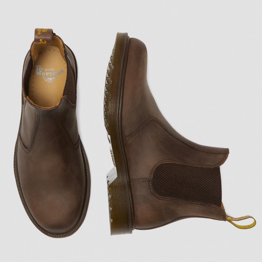 Dr. Martens Crazy Horse Brown Chelsea Boots